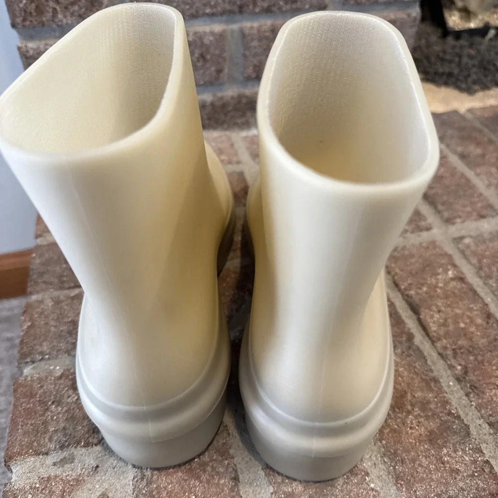 Vince Nia Moonlight Rain Boots Nude Lug Sole Women Waterproof Size 9 #179 - Picture 8 of 15